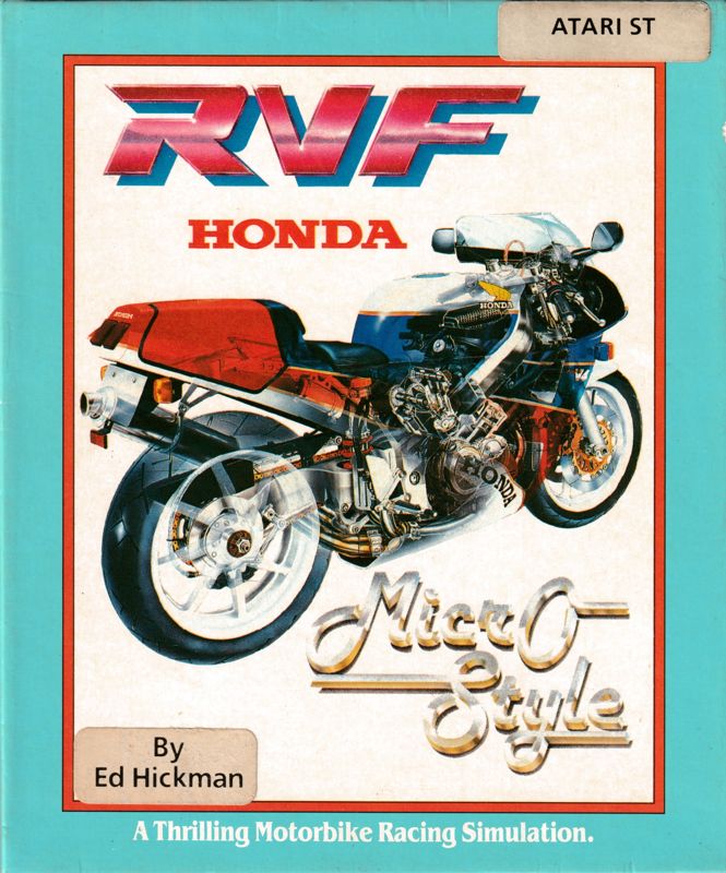 RVF Honda box art for Atari ST